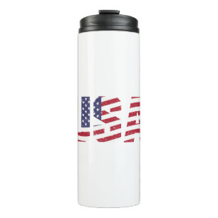 Bouteilles Isothermes Logo "All American" Patriotic USA