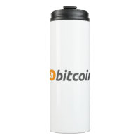 Logo Bitcoin grand avec symbole Bitcoin orange