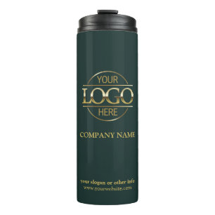Bouteilles Isothermes Logo d'entreprise moderne Green Promoted