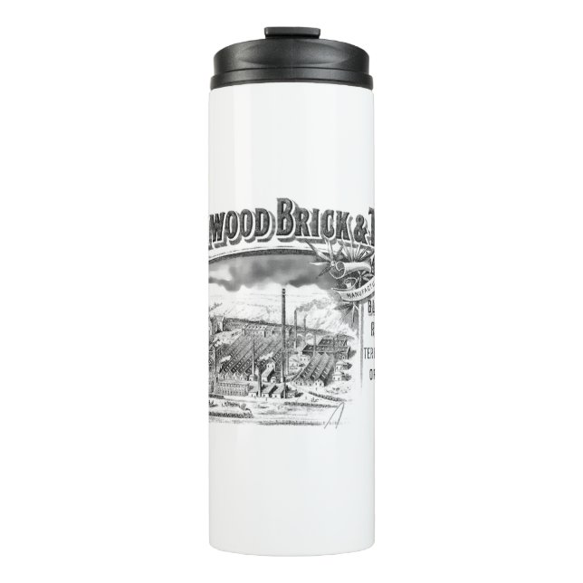 Bouteilles Isothermes Logo Haunchhwood en brique et carreaux (Nuneaton)  (Devant)