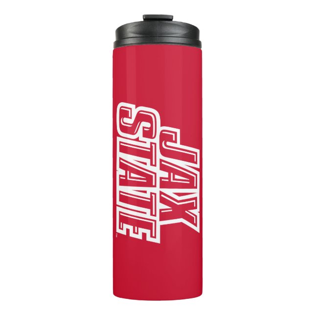 Bouteilles Isothermes Logo JAX STATE de la Jacksonville State University (Devant)