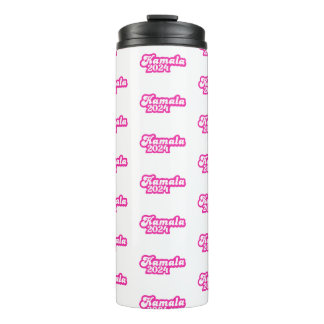 Bouteilles Isothermes Logo Kamala Harris girly Pink 2024