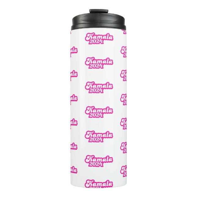 Bouteilles Isothermes Logo Kamala Harris girly Pink 2024 (Devant)