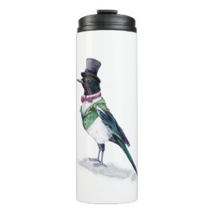 Bouteilles Isothermes L'oiseau victorien Magpie