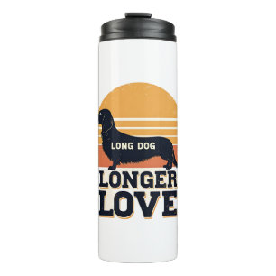 Bouteilles Isothermes Long Chien Amour Plus Long Vintage Dachshund Couch