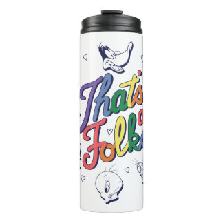Bouteilles Isothermes LOONEY TUNES™ - C'est tout le monde ! Insigne de f