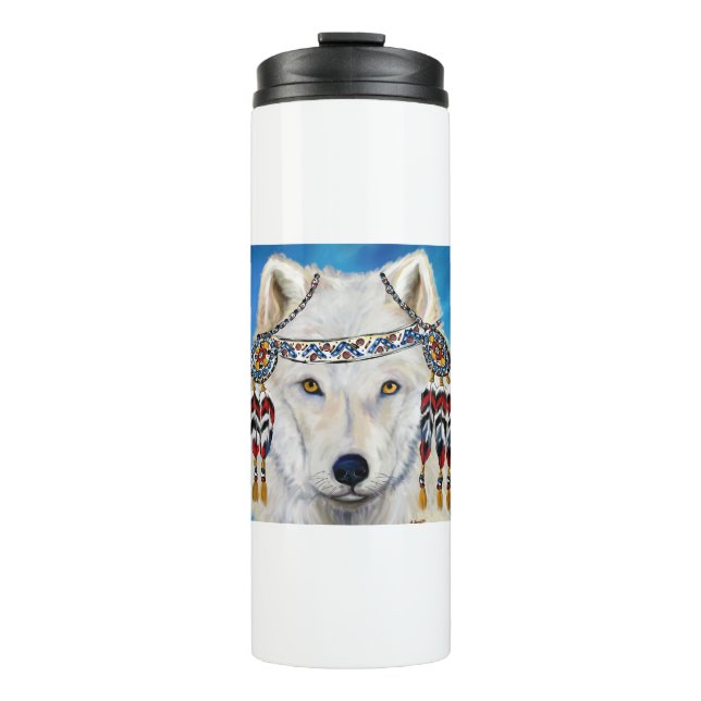 Bouteilles Isothermes Loup Blanc (Devant)