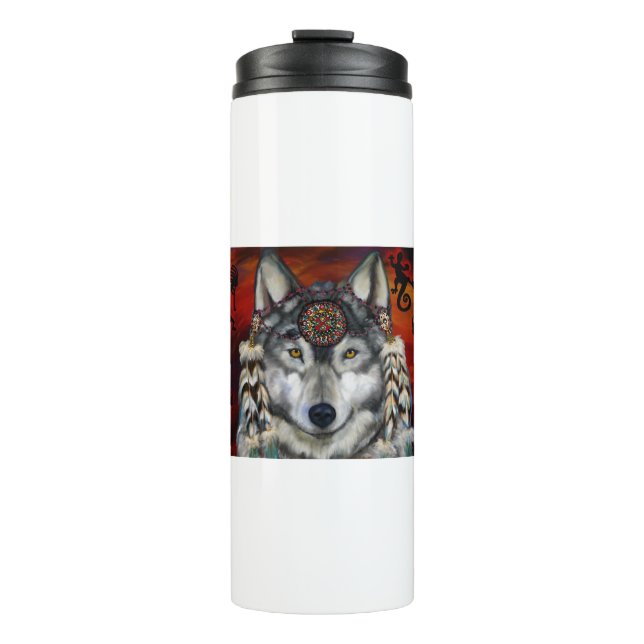 Bouteilles Isothermes Loup Gris (Devant)