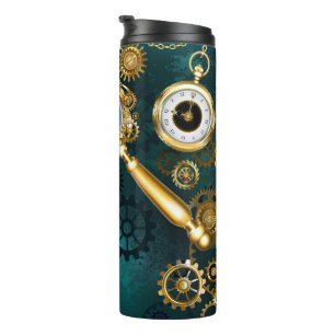 Bouteilles Isothermes Loupe en style Steampunk
