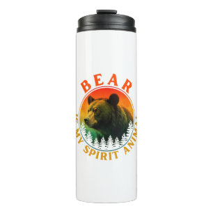 Bouteilles Isothermes L'ours est mon animal spirituel