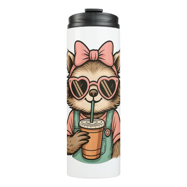 Bouteilles Isothermes Louveur de café Sloth Girl (Devant)