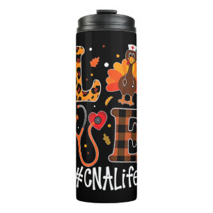 Bouteilles Isothermes Love CNA Life Turquie Drôle Infirmière Thanksgiv