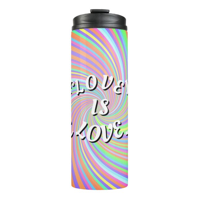 Bouteilles Isothermes Love Is Love Fierté (Devant)