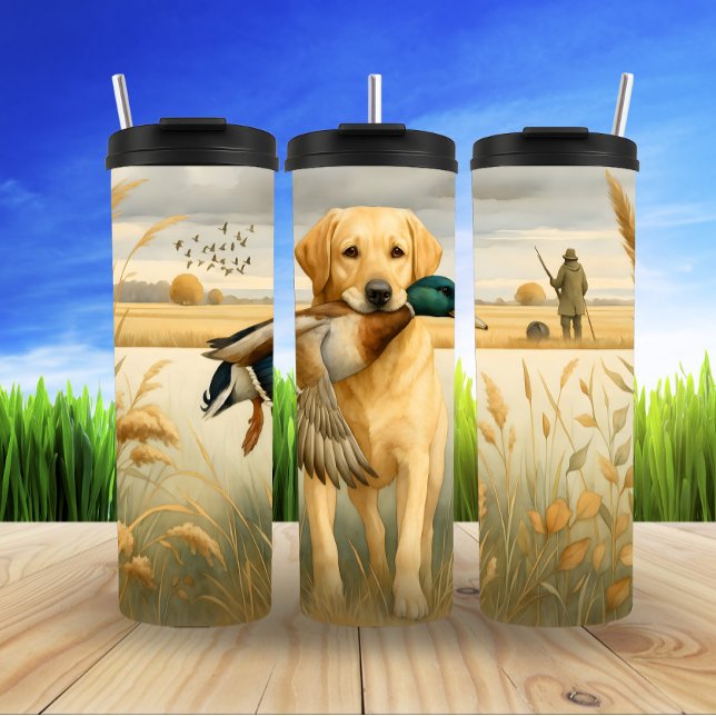 Bouteilles Isothermes Loyal Retriever, la récompense du chasseur (Créateur téléchargé)