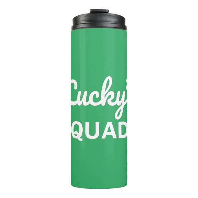 Bouteilles Isothermes Lucky Squad St. Patrick's Day (Devant)