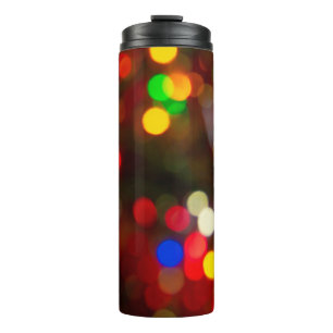 Bouteilles Isothermes Lumières bokeh abstrait arrière - plan défocabulai