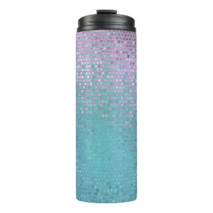 Bouteilles Isothermes Lumineuse mosaïque Abstraite brillante multicolore