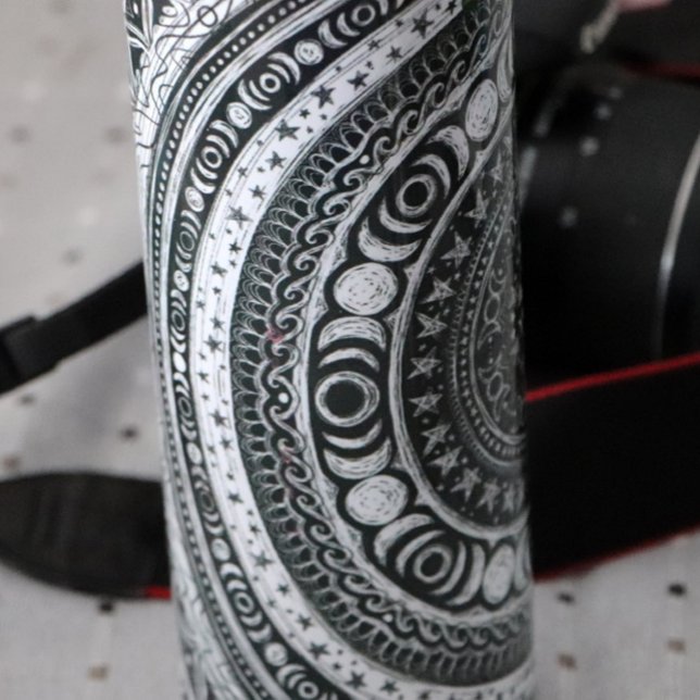 Bouteilles Isothermes Lune Enfant Mandala Triple Lune Sorcière (Créateur téléchargé)