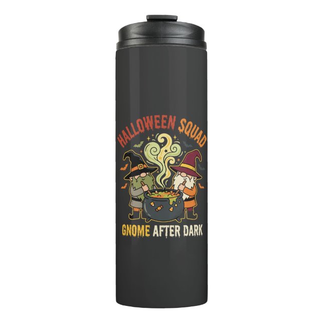 Bouteilles Isothermes Lutin d'Halloween Méfait de Minuit (Devant)