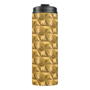 Bouteilles Isothermes Luxe doré géométrique sans couture motif