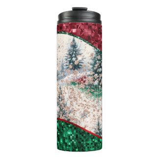 Bouteilles Isothermes Luxury Christmas Trees Tumbler