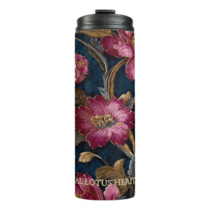 Bouteilles Isothermes Luxury Floral Vintage Royal