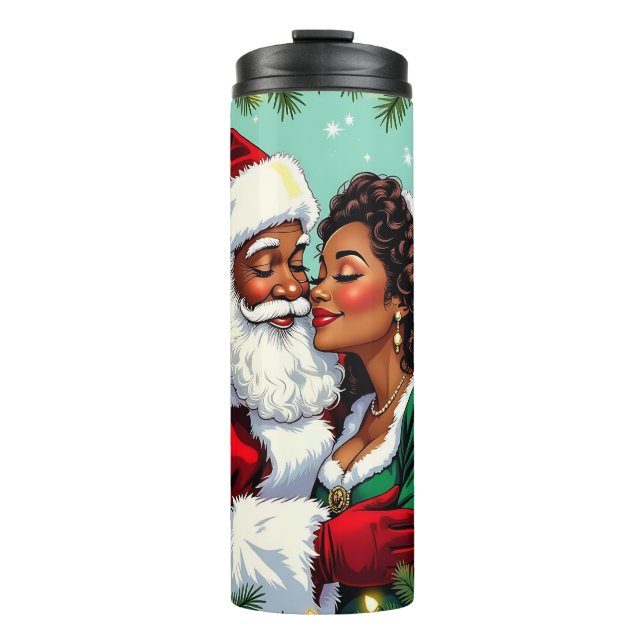 Bouteilles Isothermes M. et Mme Clause Joyeux Noël  (Devant)