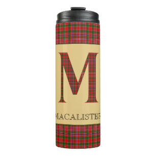 Bouteilles Isothermes MacAlister Tartan Monogramme M