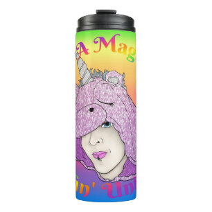 Bouteilles Isothermes Magique Fluffin Unicorne Thermique Tumbler
