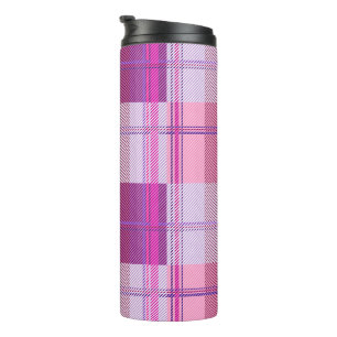 Bouteilles Isothermes Magnifique Berry Magenta Carreaux Esthétique