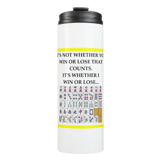 Bouteilles Isothermes mahjong (Devant)