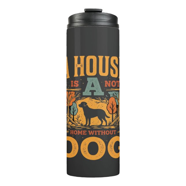 Bouteilles Isothermes Maison de chien vintage (Devant)