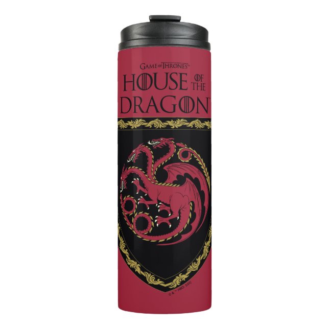 Bouteilles Isothermes MAISON DU DRAGON | Maison Targaryen Crest (Devant)
