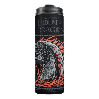 Bouteilles Isothermes MAISON DU DRAGON | Profil de dragon en flammes