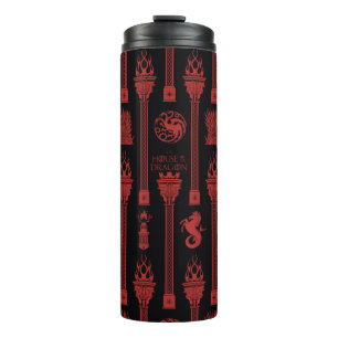 Bouteilles Isothermes Maison du Motif de la crête du Dragon