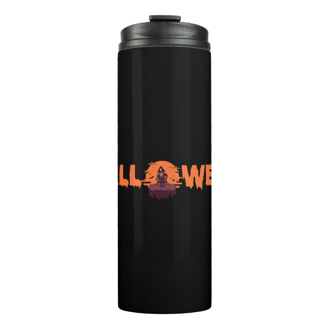 Bouteilles Isothermes Maison Halloween (Devant)