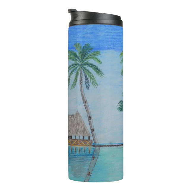 Bouteilles Isothermes Maldives 2 thermal tumbler (Tourné sur la droite)