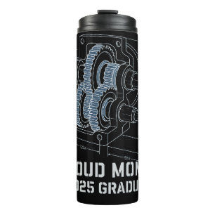 Bouteilles Isothermes Maman fière de la promotion 2025 d'ingénierie méca