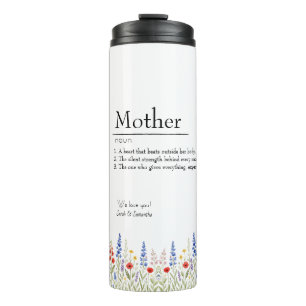 Bouteilles Isothermes Maman fleur sauvage - Meilleure maman toujours cad