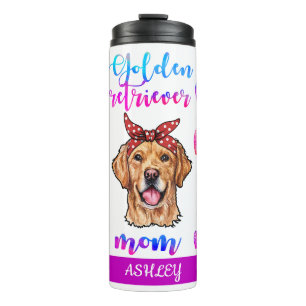 Bouteilles Isothermes Maman golden retriever Jolie Fête des mères Amoure