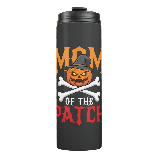 Bouteilles Isothermes Maman Halloween de Patch Pumpkin Sorcière (Devant)