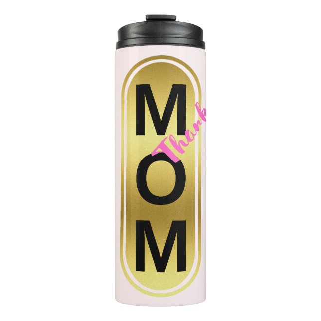 Bouteilles Isothermes Maman, Merci (Devant)