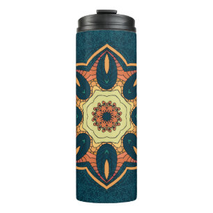 Bouteilles Isothermes Mandala ethnique : motif vintage sans soudure