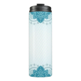 Bouteilles Isothermes Mandala paisley, motif de l'est de l'Inde
