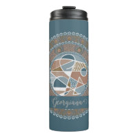 Mandala Turquoise personnalisé et or Abstrait Acce