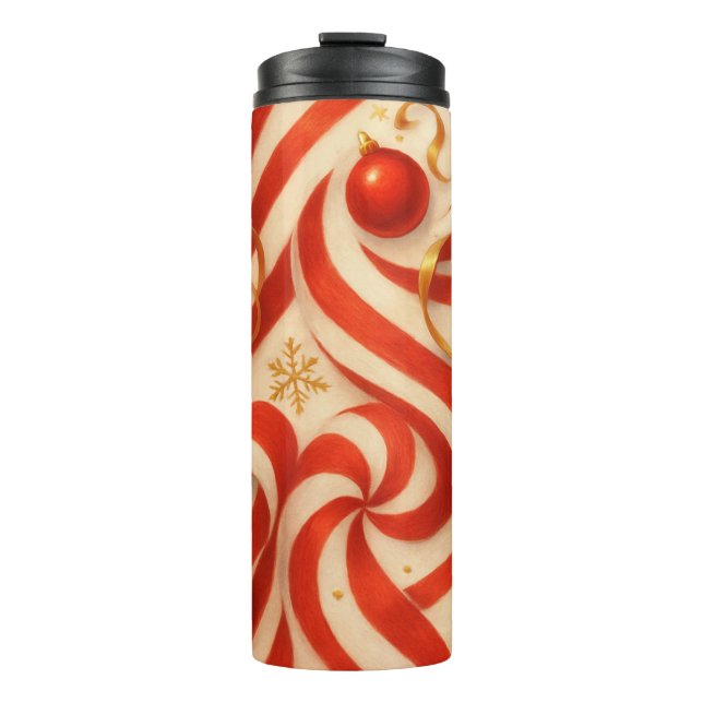 Bouteilles Isothermes Manège Bonbon de Noël (Devant)