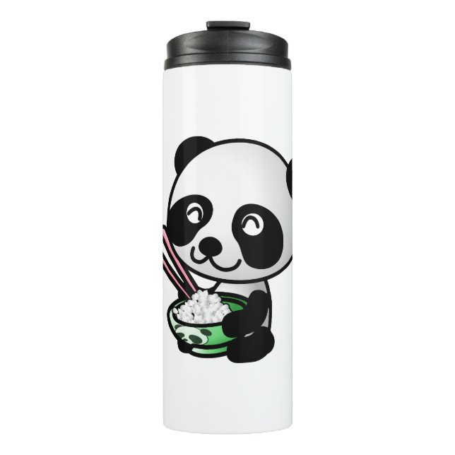 Bouteilles Isothermes Manger Panda (Devant)