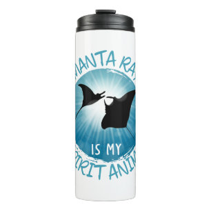 Bouteilles Isothermes Manta Ray est mon esprit animal