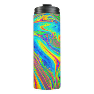 Bouteilles Isothermes Marbre arc-en-ciel tourbillonne brillamment et bel