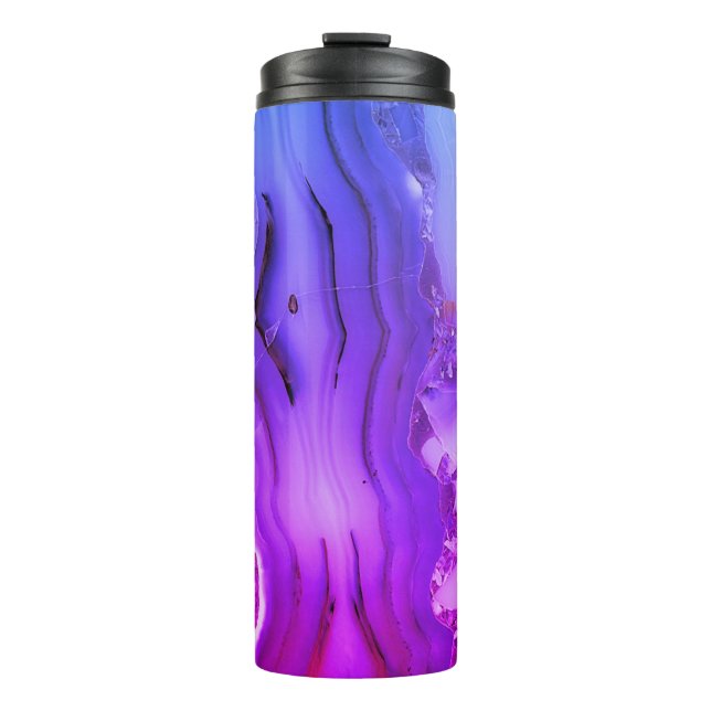 Bouteilles Isothermes Marbre Violet Exotique  (Devant)